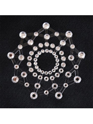 Pezoneras Copo de Nieve Blanco