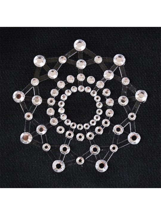 Pezoneras Copo de Nieve Blanco