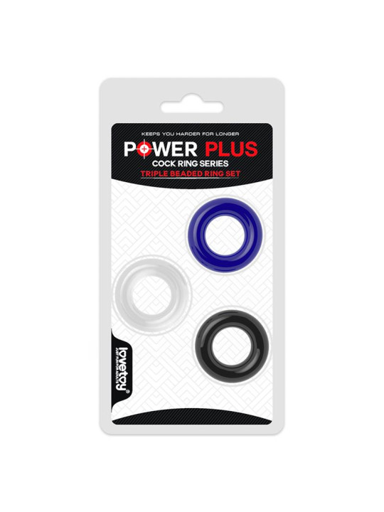 Pack de 3 Anillos para el Pene Power Plus