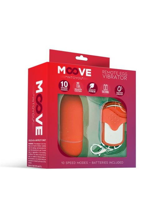 Huevo Vibrador con Control Remoto Rojo