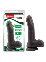 Dildo Dual Density Fashion Dude 20.5 x 4.5 cm Marron