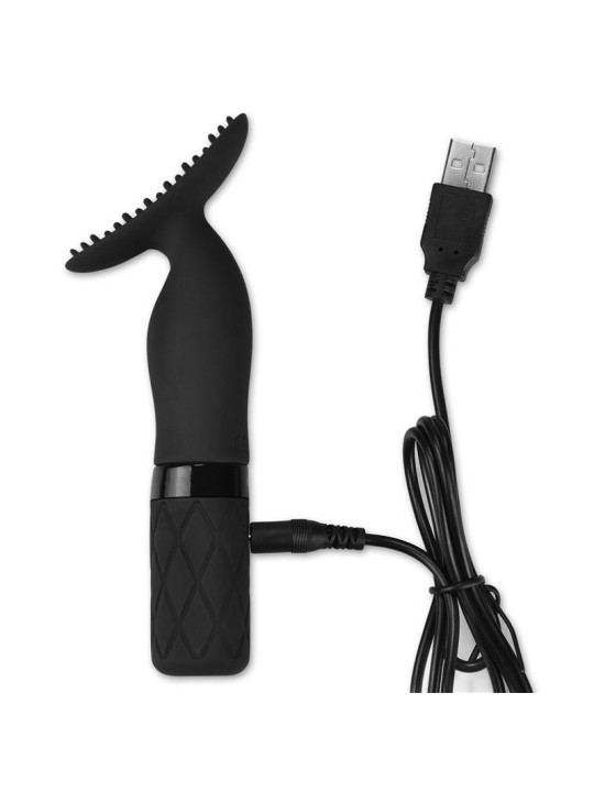 Estimulador O-Sensual Clit Jiggle USB Negro