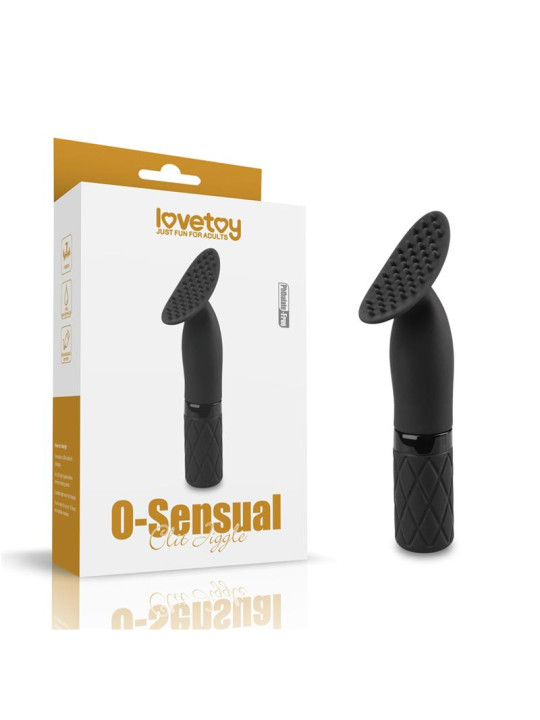 Estimulador O-Sensual Clit Jiggle USB Negro