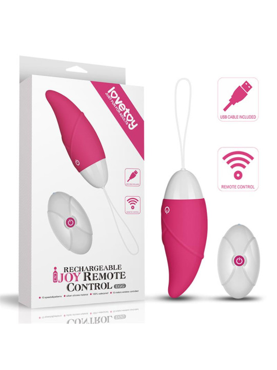 Huevo Vibrador iJoy Control Remoto USB Rosa