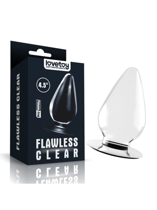 Plug Anal Flawless Clear 4.5 Transparente