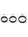 Pack de 3 Anillos para el Pene Power Ring Negro