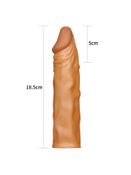 Funda para el Pene Add 2 Pleasure X Tender Marrón