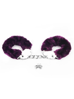 Esposas Metálicas con Pelo Púrpura