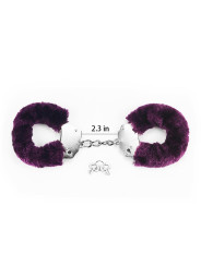 Esposas Metálicas con Pelo Púrpura