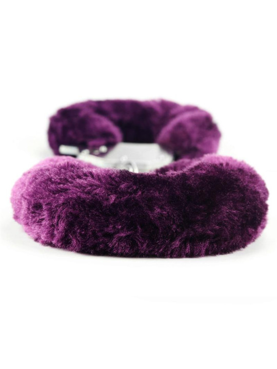 Esposas Metálicas con Pelo Púrpura