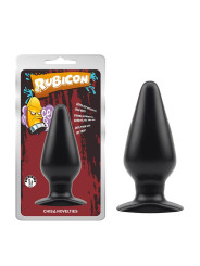 Plug Anal Rubicon 15 x 5.7 cm Negro