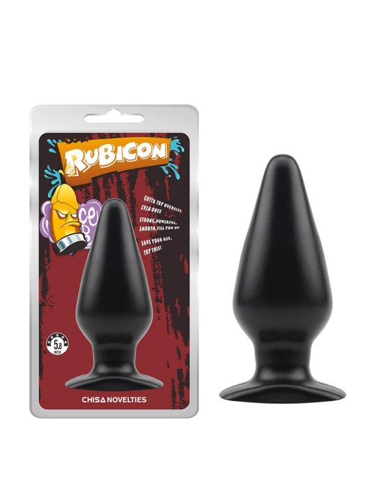 Plug Anal Rubicon 15 x 5.7 cm Negro