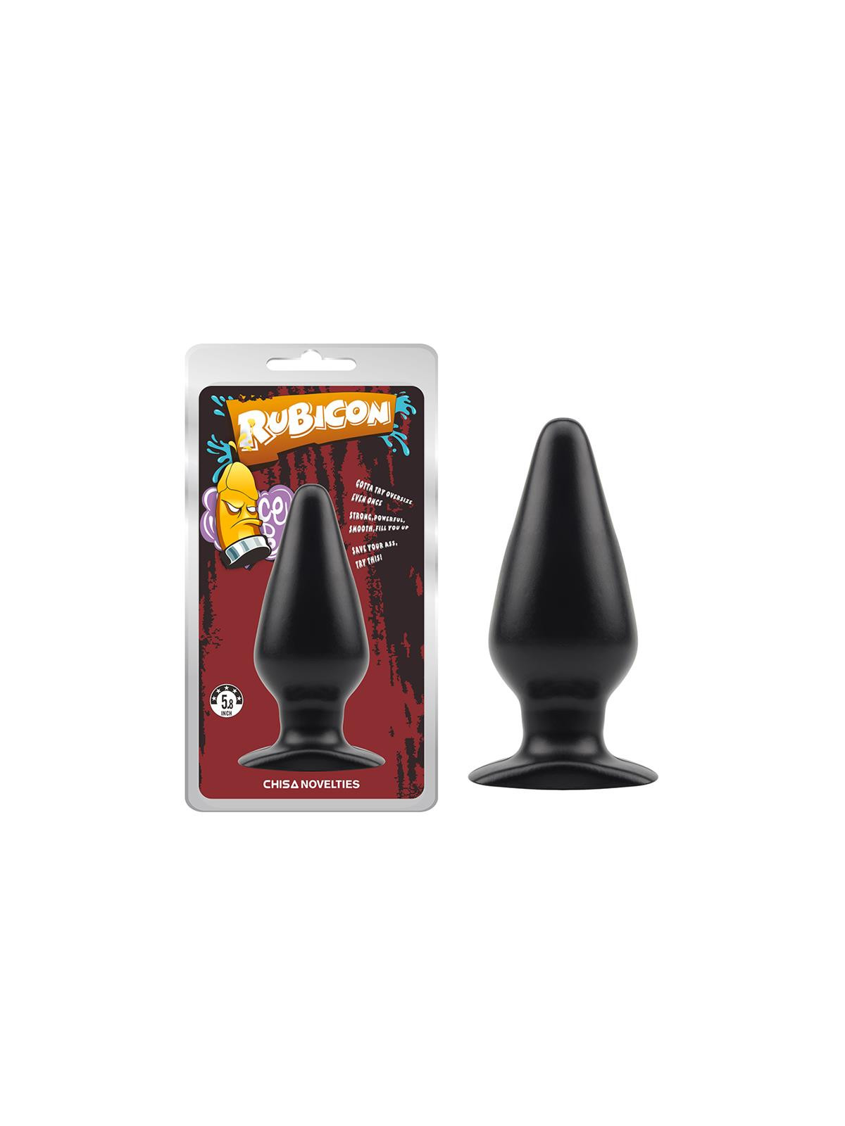 Plug Anal Rubicon 15 x 5.7 cm Negro