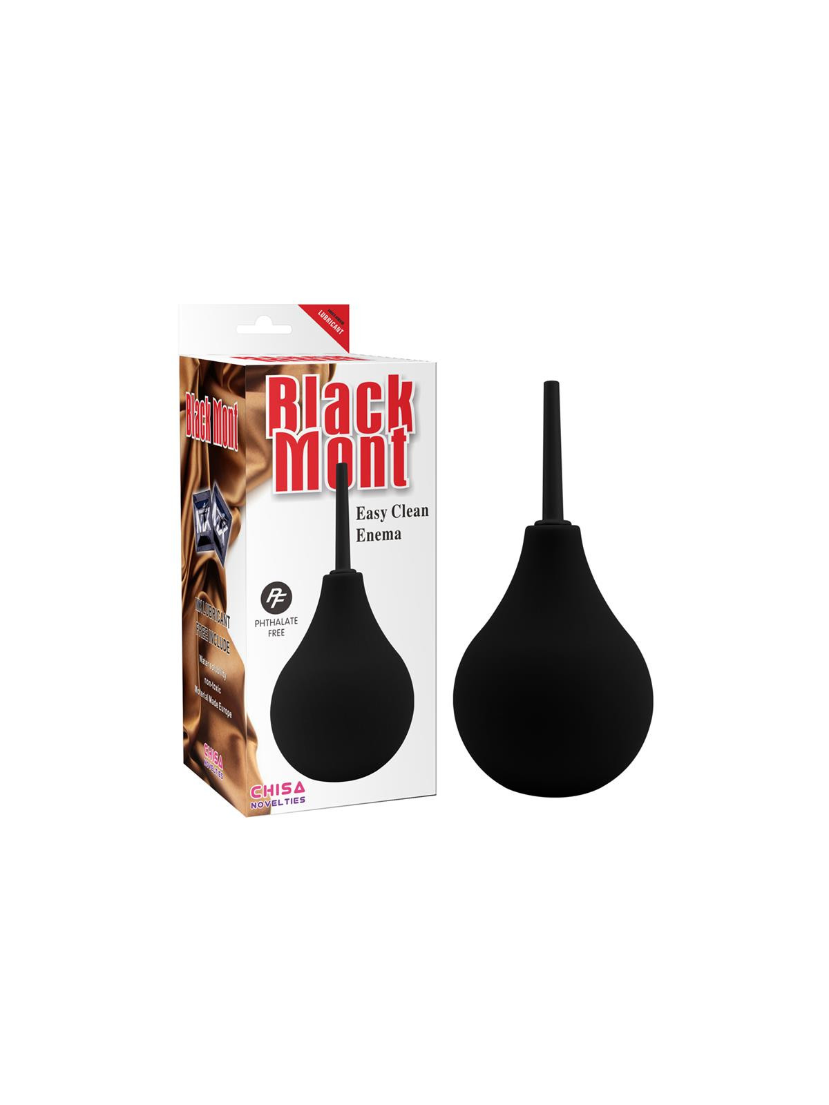 Ducha Anal Easy Clean 17 cm Negro