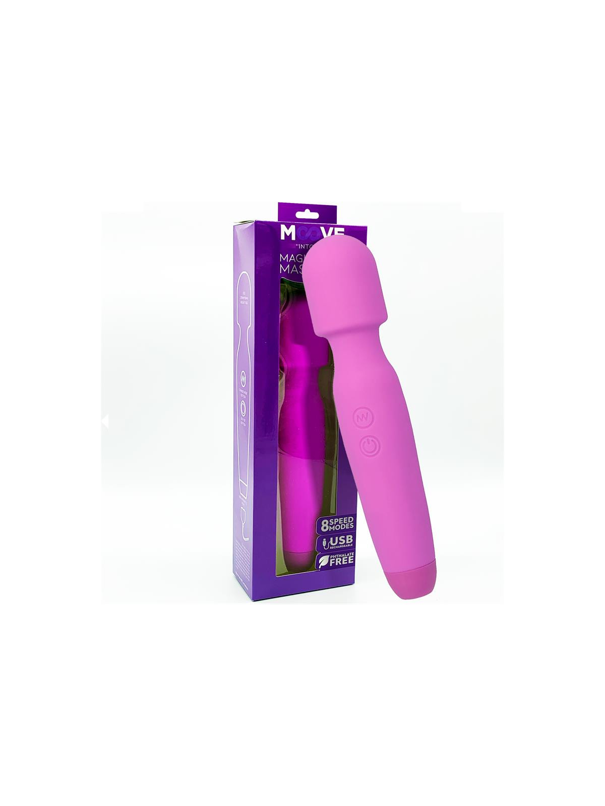 Magic Wand Masajeador Silicona Purpura