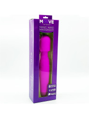 Magic Wand Masajeador Silicona Purpura