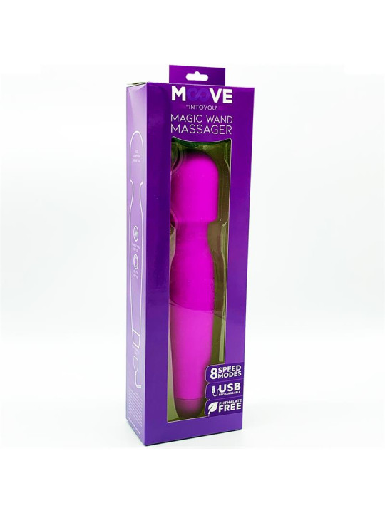 Magic Wand Masajeador Silicona Purpura