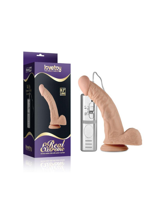 Dildo Real Extreme con Vibración 8.5 Natural