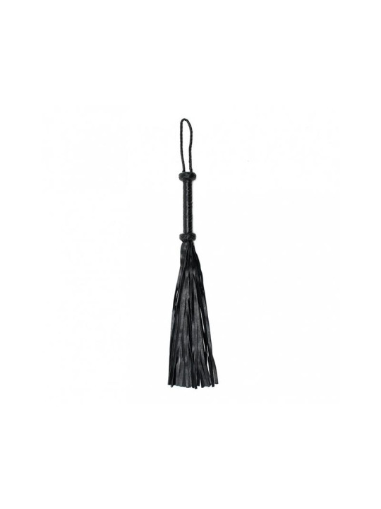 Flogger Trenzado Cuero Negro