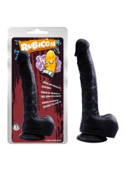 Dildo Leviathan 25.5 x 4.5 cm Negro