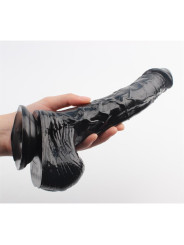 Dildo Leviathan 25.5 x 4.5 cm Negro