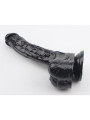 Dildo Leviathan 25.5 x 4.5 cm Negro