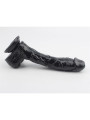 Dildo Leviathan 25.5 x 4.5 cm Negro