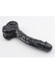 Dildo Leviathan 25.5 x 4.5 cm Negro