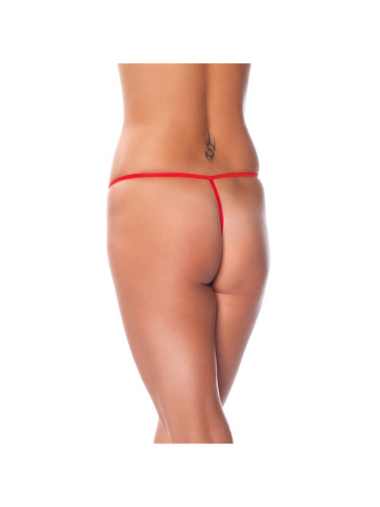 Rimba Amorable Tanga Color Rojo Talla Única