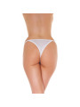 Tanga Abierto Blanco One Size