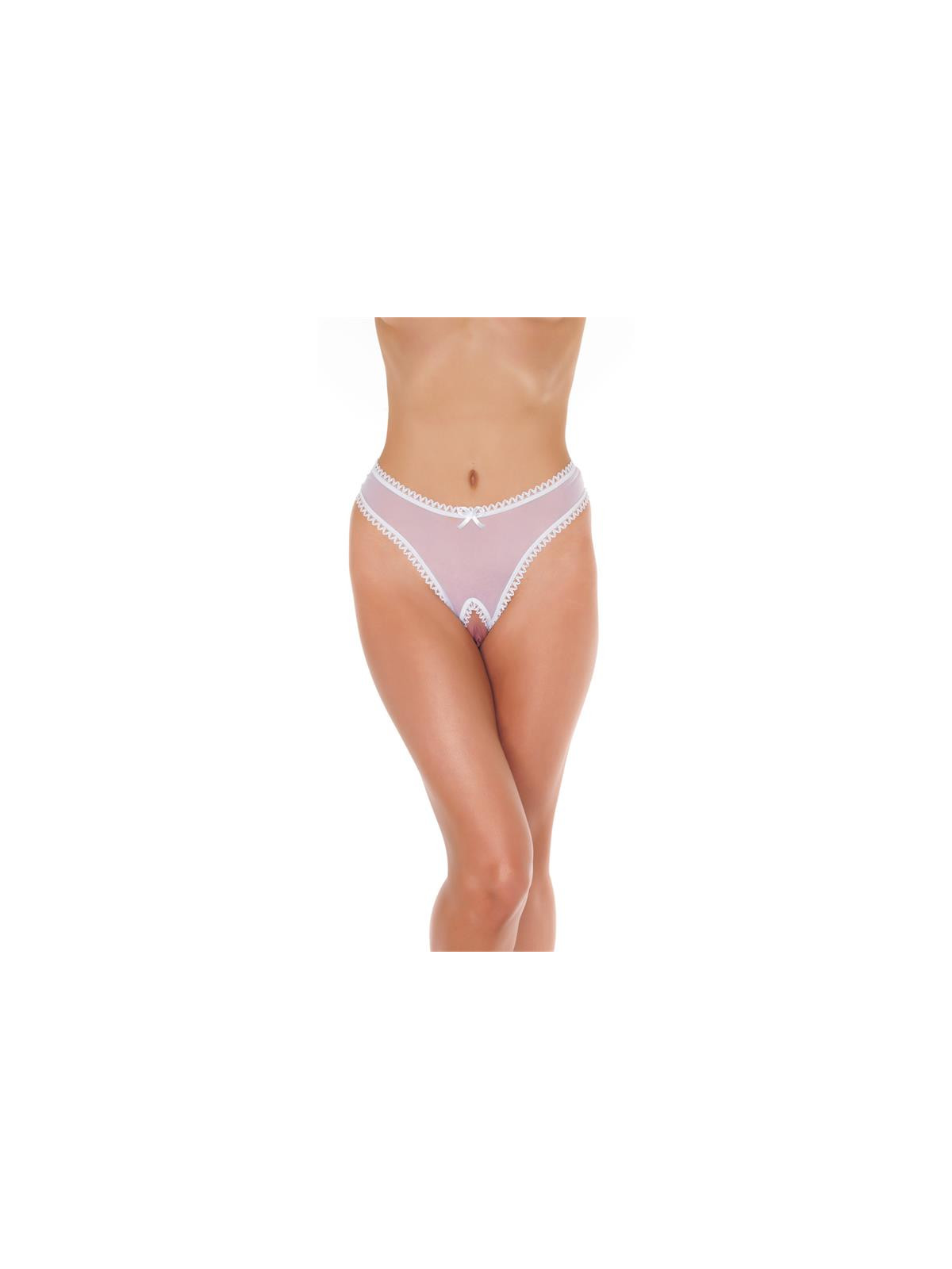 Tanga Abierto Color Blanco Talla Única