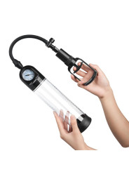 Bomba Manual con Medidor para el Pene PSX03 Transparente