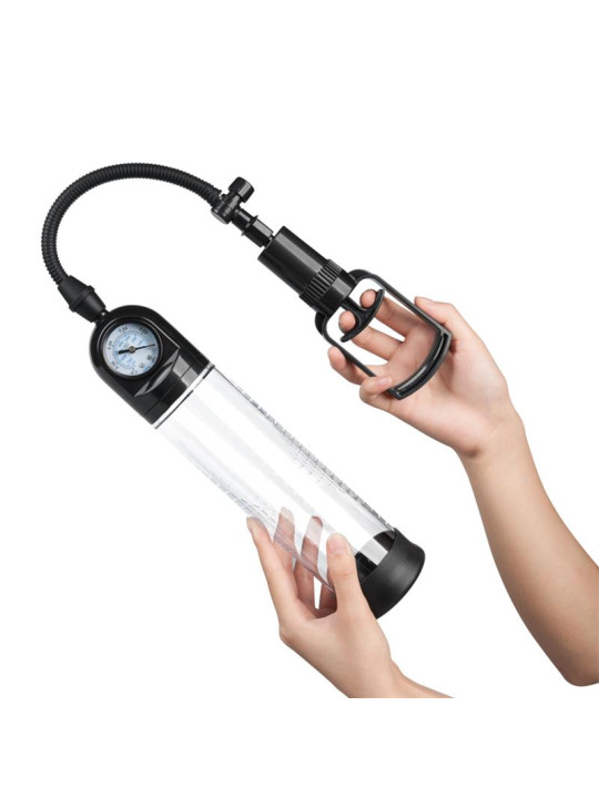 Bomba Manual con Medidor para el Pene PSX03 Transparente