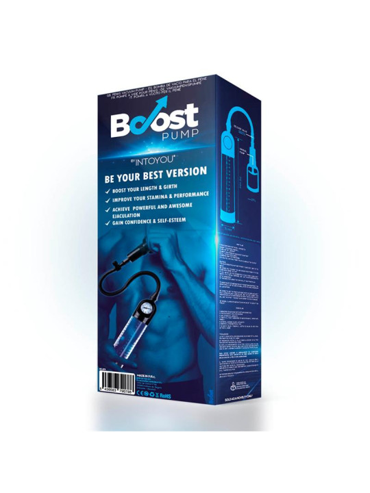 Bomba Manual con Medidor para el Pene PSX03 Transparente