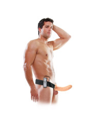 Arnés con Dildo Hueco y Vibración 8