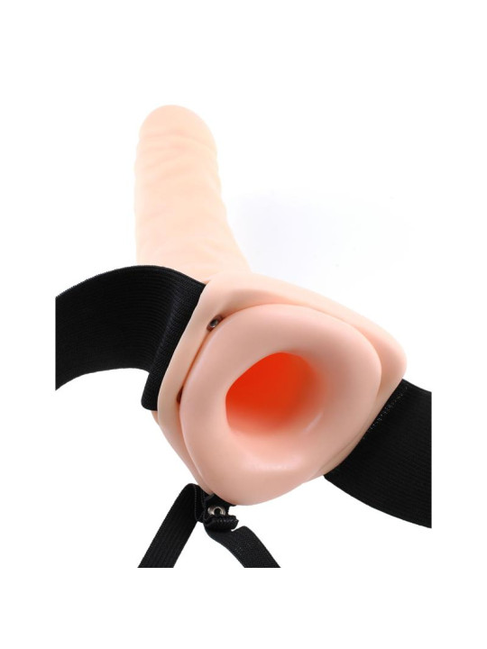 Arnés con Dildo Hueco y Vibración 8