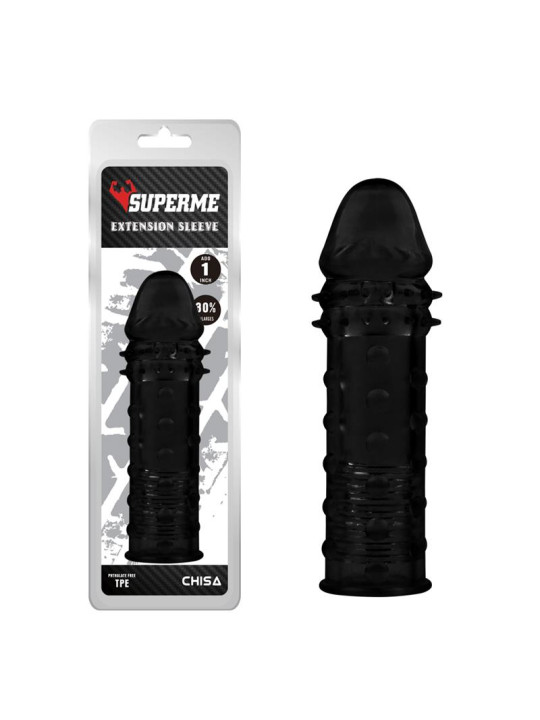 Funda para el Pene Extra Texture Negro