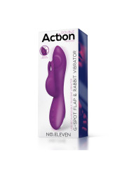 No. Eleven Vibrador con Conejito, Punto G y Fución de Pulsación USB Margnético Silicona