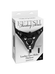 Fetish Fantasy Series Leather Low-Rider Harness-Bl