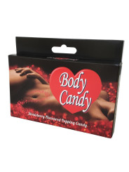 Polvos Comestibles Body Candy Sabor Fresa 2x16gr