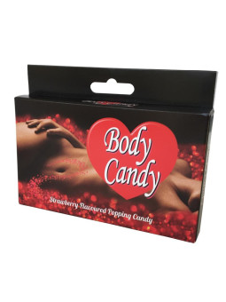 Polvos Comestibles Body Candy Sabor Fresa 2x16gr