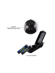 Arnés con Dildo Hueco y Vibración 15.5 x 4.2 cm Natural