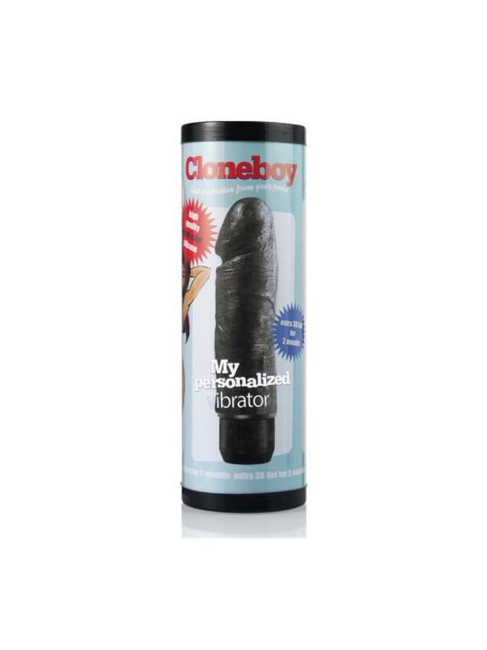 Clonador Dildo con Vibrador Negro