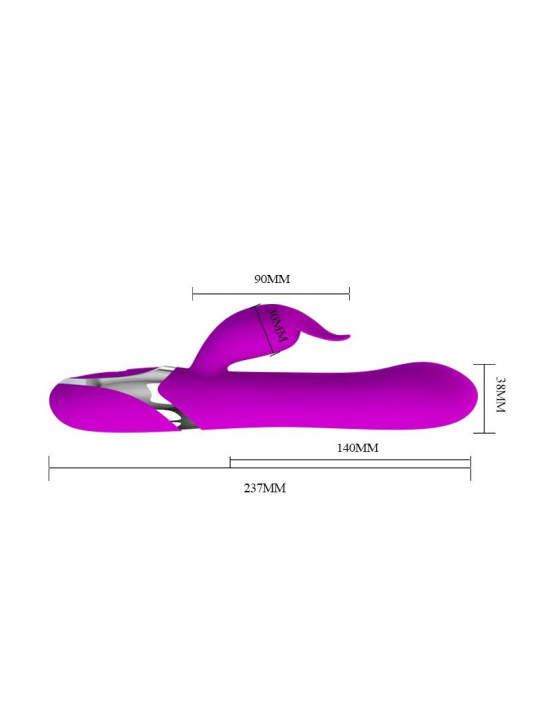 Vibrador Neil Funcion Inflable 23.7 cm