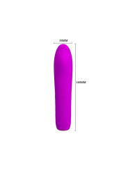 Vibrador Rotador Burke Silicona 10.6 x 3.6 cm