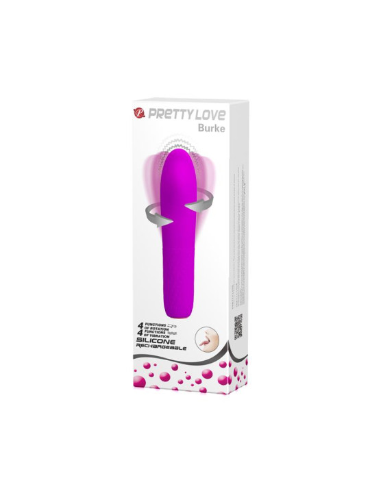 Vibrador Rotador Burke Silicona 10.6 x 3.6 cm