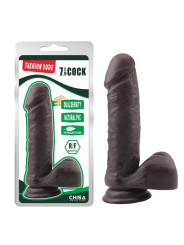 Dildo Dual Density Fashion Dude 7.9 Marron