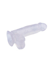 Dildo Hi-Rubber 7 Transparente