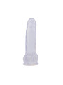 Dildo Hi-Rubber 7 Transparente