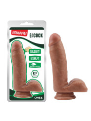 Dildo Dual density Fashion Dude 17 x 3.6 cm Bronceado